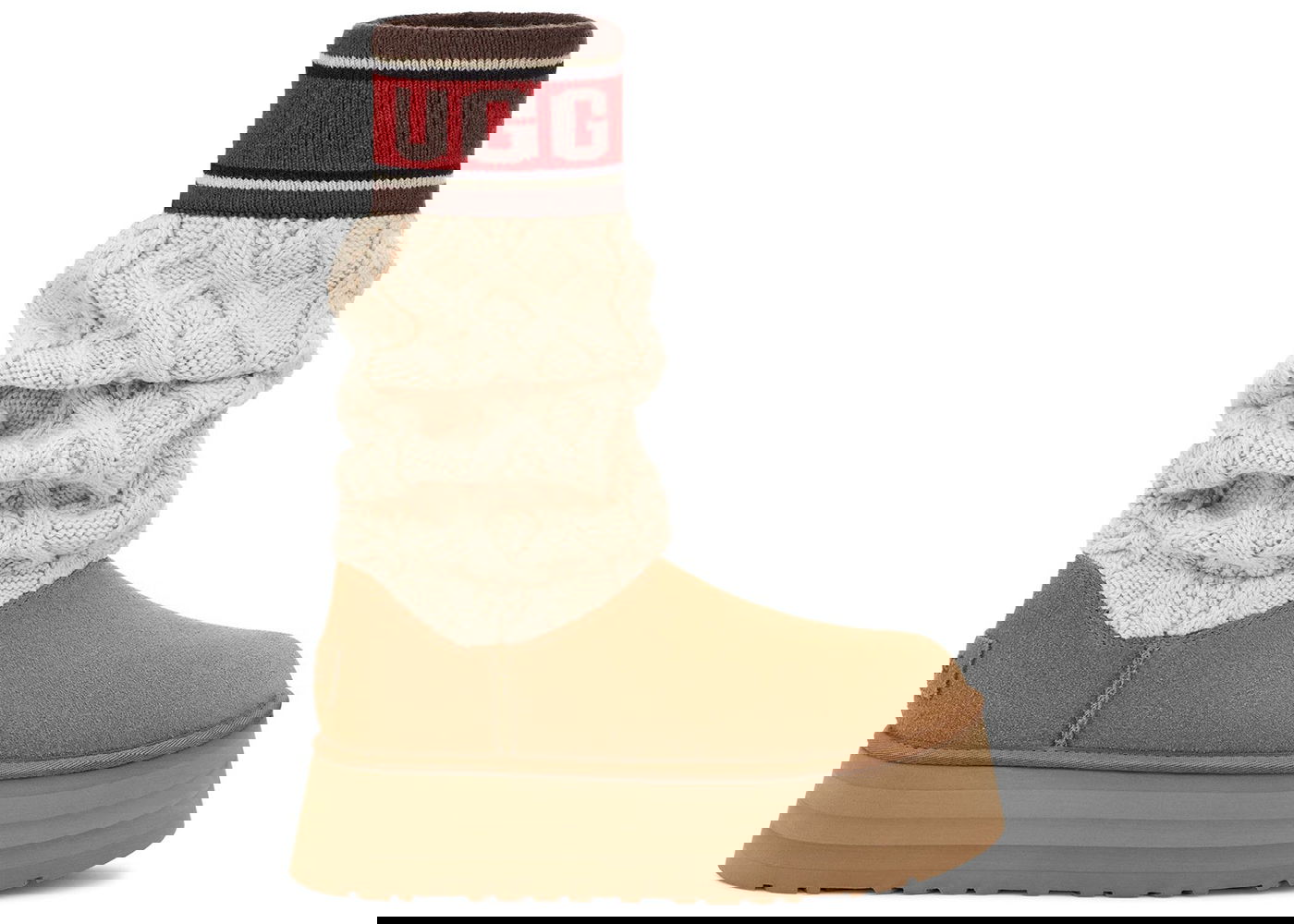 Sneakers og sko UGG Classic Sweater Letter Tall Boot "Chestnut" W Beige | 1144045-CHE, 0