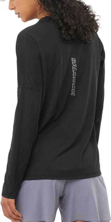T-shirt Salomon Salomon Sense Aero Long Sleeve Graphic Tee Sort | lc2695-0, 1