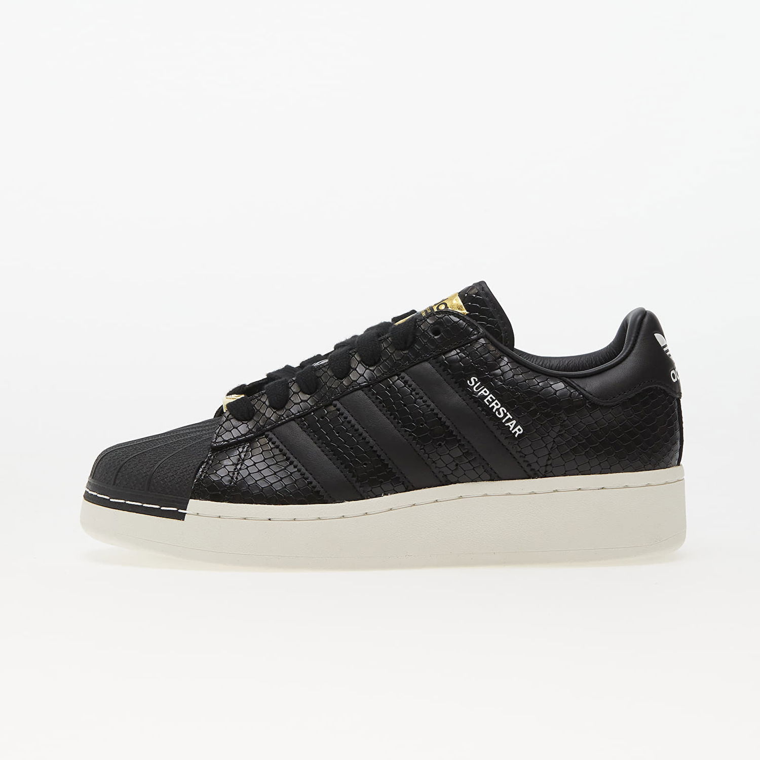 Sneakers og sko adidas Originals Superstar Xlg Core Black/ Core Black/ Gold Metallic Sort | IE5195, 0