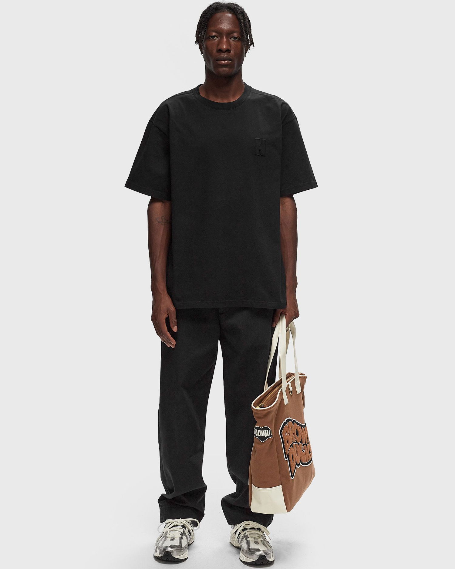 T-shirt NORSE PROJECTS Simon Loose Organic Heavy Jersey N Patch Tee Sort | N01-0667-9999, 1