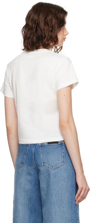 T-shirt Ksubi Ksubi Leo Shrunken Short Sleeve T-Shirt Hvid | WPF25TE002, 2