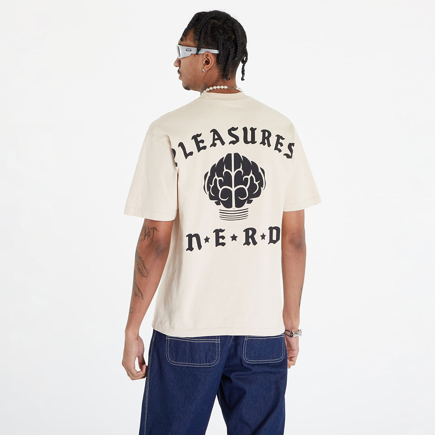 T-shirt Pleasures x N.E.R.D Rockstar Beige | P23N004 TAN, 1