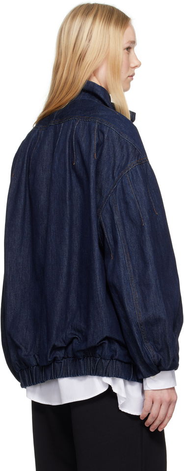 Jakke Dries Van Noten Dries Van Noten Press-Stud Denim Jacket Blå | 251-010513-1552, 2