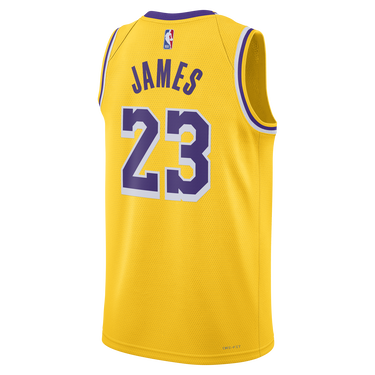 Jersey Nike Dres Dri-FIT NBA Swingman Los Angeles Lakers Icon Edition 2022/2023 - Žlutá Gul | DN2009-733, 0