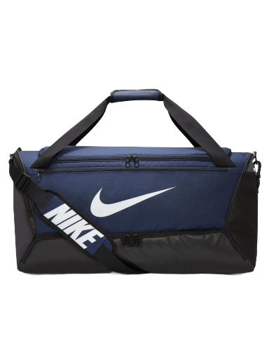 Skuldertaske Nike Brasilia M Duffel Bag Mørkeblå | dh7710-410