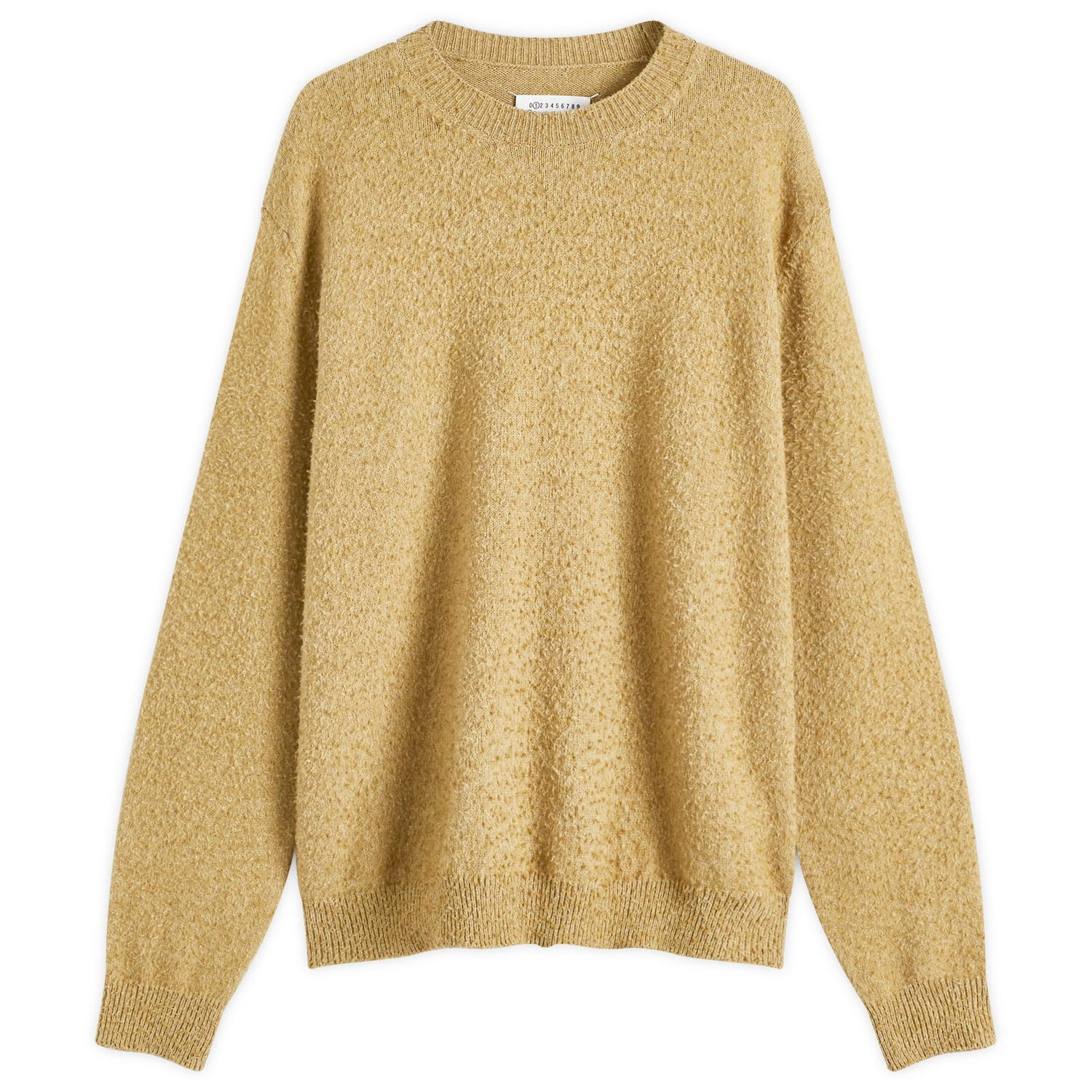 Sweater Maison Margiela Maison Margiela Crewneck Wool-Cotton Knit, Size Large Gul | S50HL0033-M13108-725M, 1