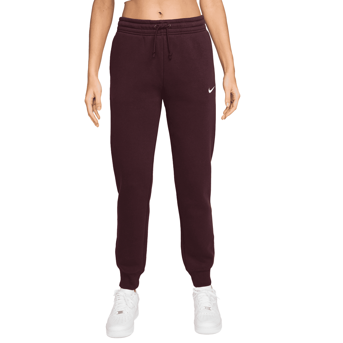 Joggingbukser Nike NSW Phoenix Mid-Rise Standard Fleece Joggers Bourgogne | FZ7626-652, 0
