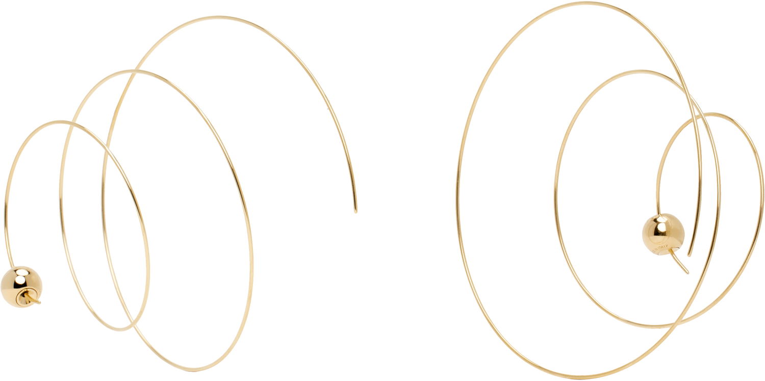 Øreringe Alaïa ALAÏA Thin Spiral Earrings Metalisk | AA2B128LA043, 1