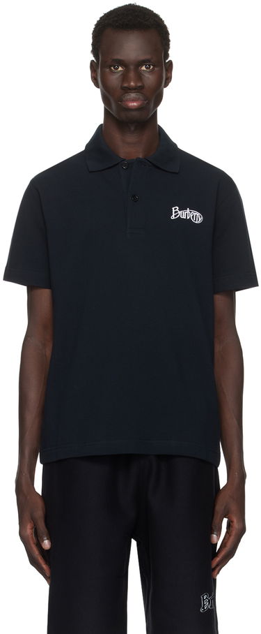 Polo skjorte Burberry Cotton Polo Mørkeblå | 8097528, 0