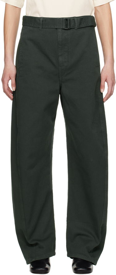 Cargo bukser LEMAIRE Lemaire Twisted Belted Trousers Grøn | PA326 LD1039, 0