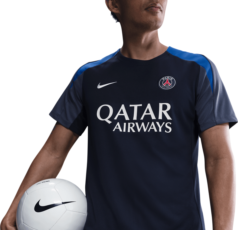 T-shirt Nike PSG Strike Short Sleeve Top Mørkeblå | hj7758-411