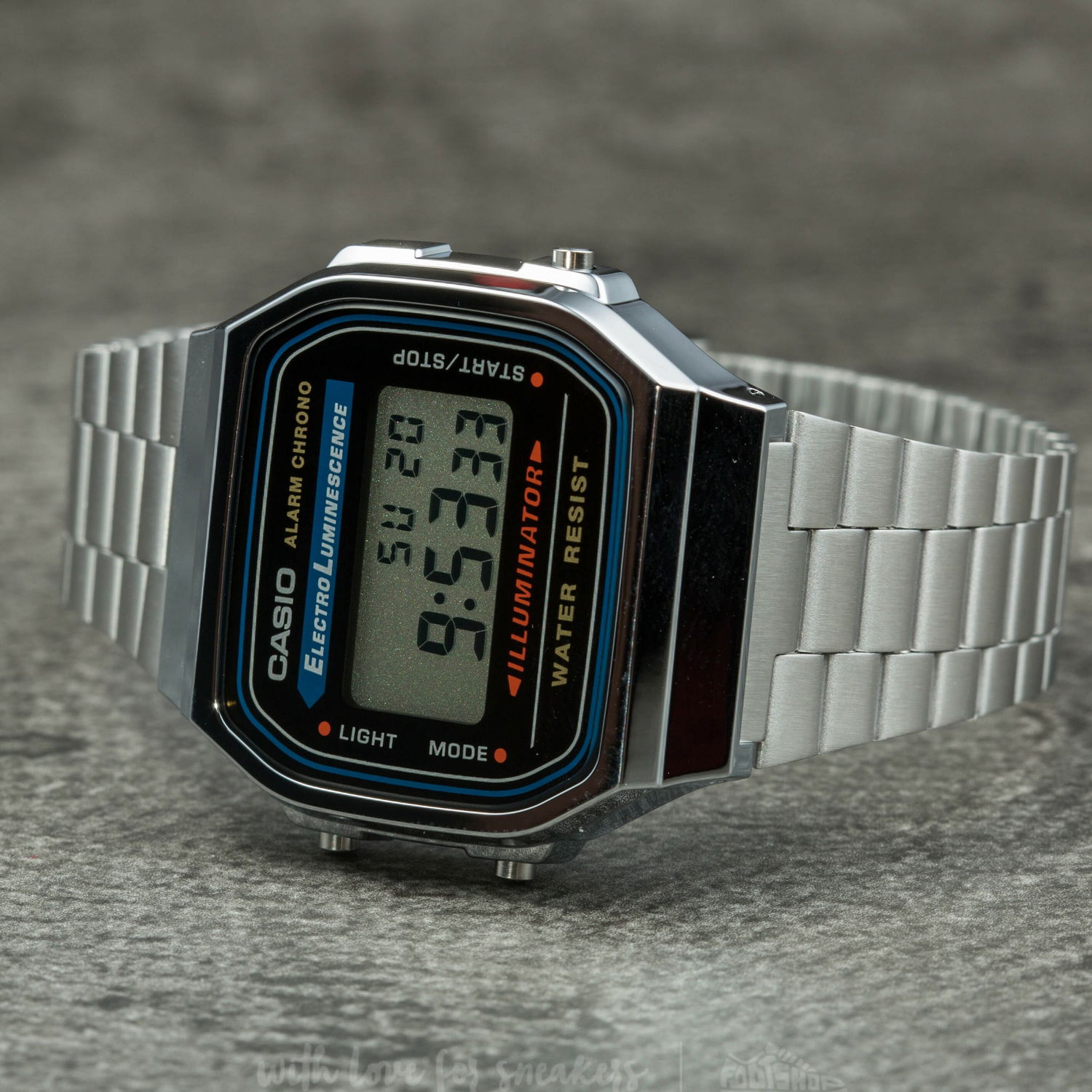 Ur CASIO Collection Metalisk | A168WA-1YES, 0
