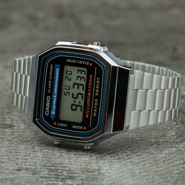 Ur CASIO Collection Metalisk | A168WA-1YES, 0