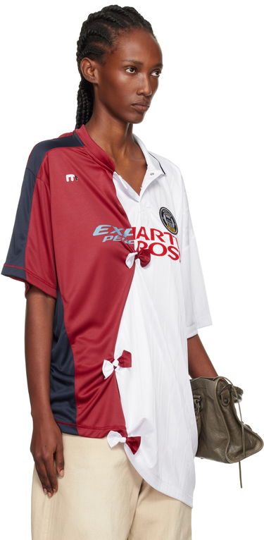 T-shirt Martine Rose Martine Rose Collage Football Top Rød | 189JT14053, 1