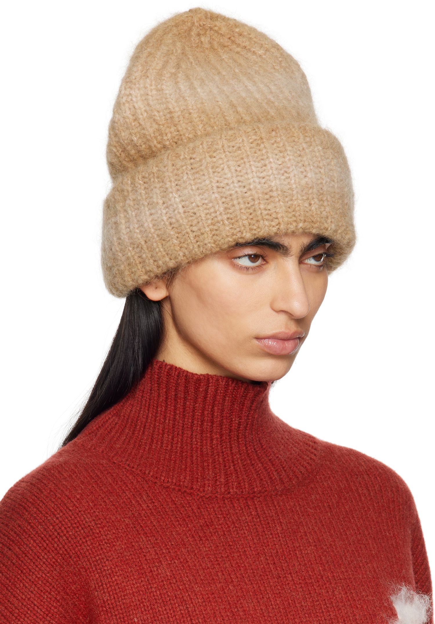 Beanie Études Alpaca Beanie Brun | H24MMACC699-64, 1
