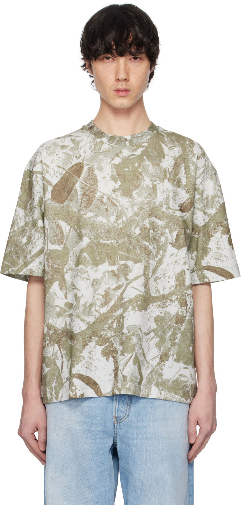 T-shirt Acne Studios Acne Studios Relaxed Fit Crew Neck T-Shirt Grøn | CL0315-