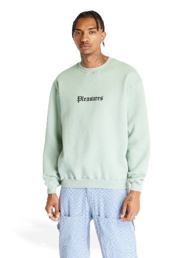 Sweatshirt Pleasures Recipe Crewneck Mint Grøn | P23F021 MINT