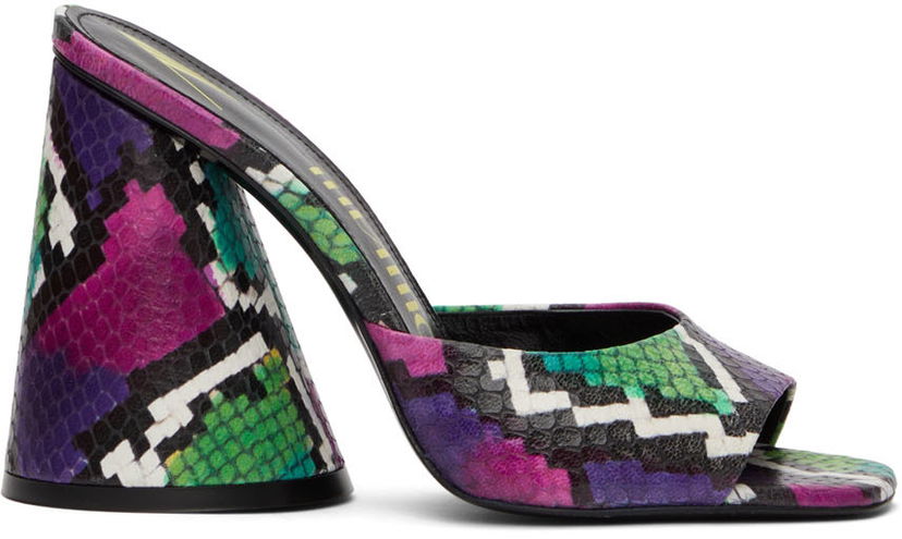 Kjole The Attico Attico Luz Heeled Sandals Flerfarvet | 227WS502 EL003
