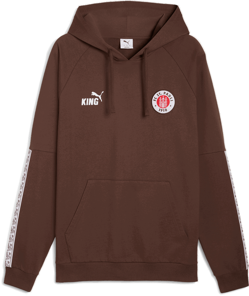 Sweatshirt Puma FC St. Pauli King Hoody Brun | 783601-01