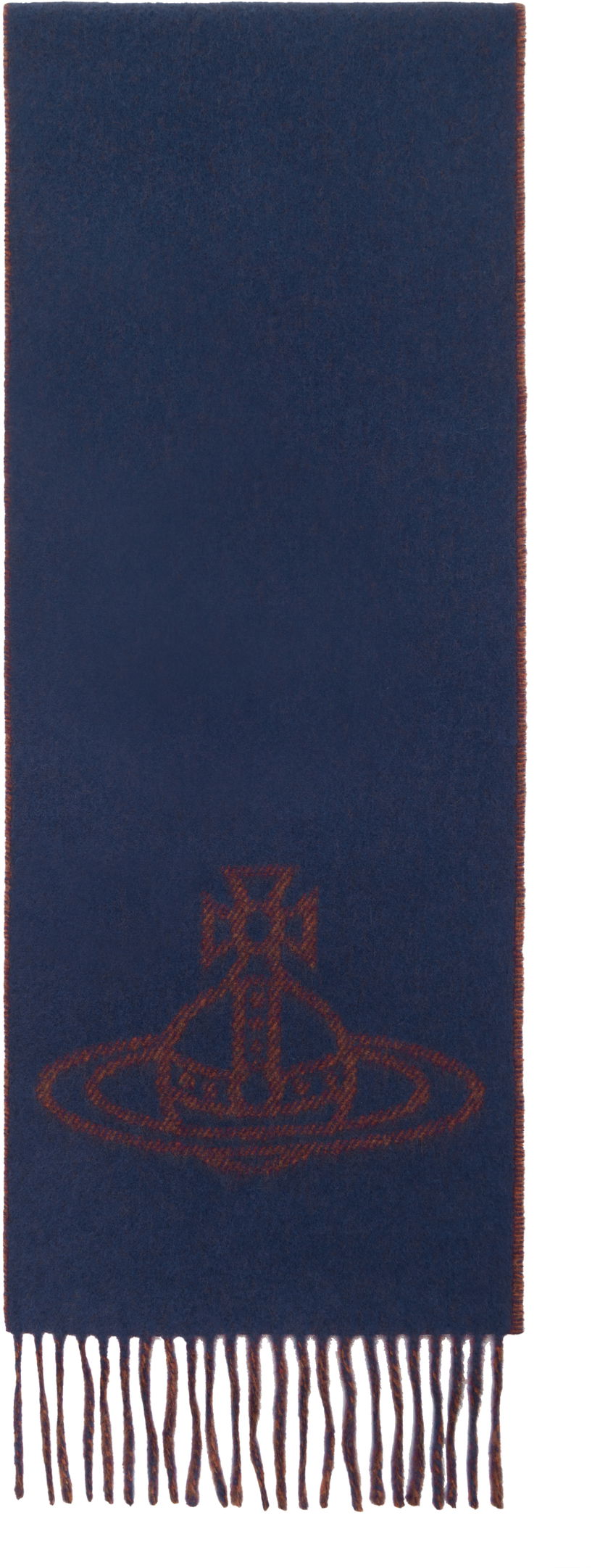 Tørklæde Vivienne Westwood Single Orb Double Scarf Blå | 81030006-W00ZH-
