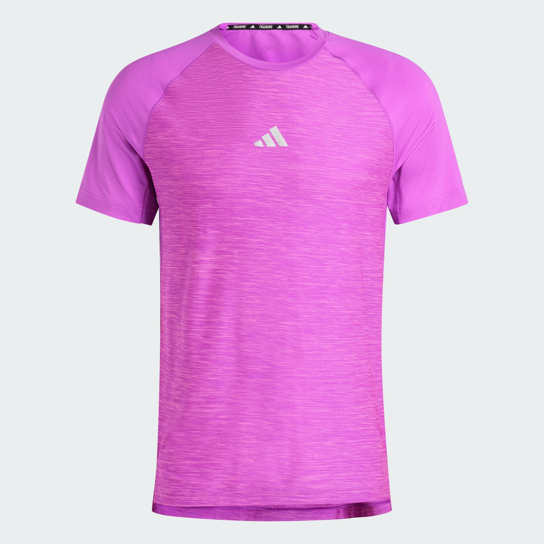 T-shirt adidas Performance Gym+ Training 3-Stripes Lilla | IW5892, 1