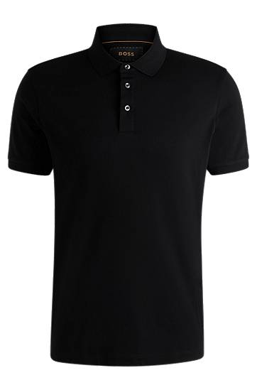 Polo skjorte BOSS BOSS Regular-Fit Polo Shirt Sort | 50494980
