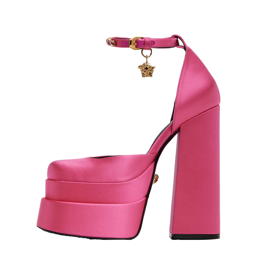 Sneakers og sko Versace Medusa Aevitas Platform Heels "Pink" Lyserød | 1002005_DRA67