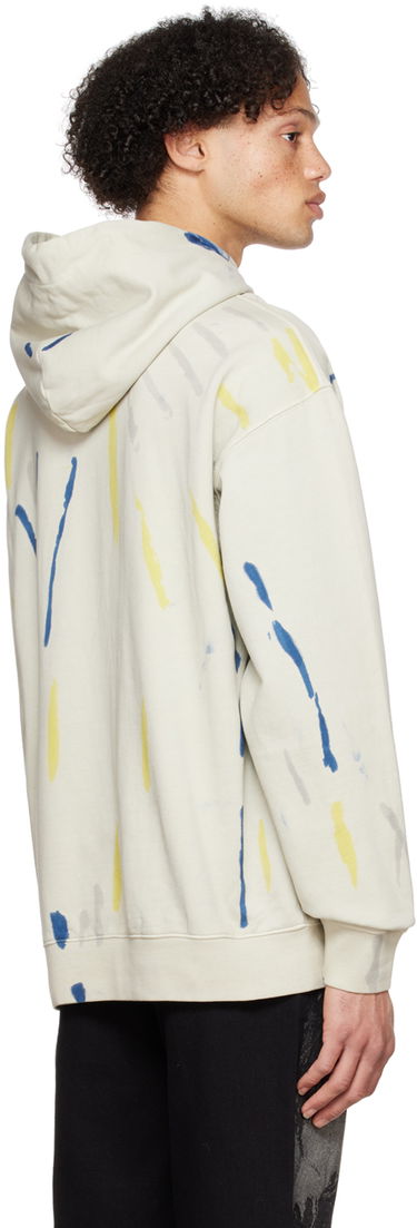 Sweatshirt Feng Chen Wang Feng Chen Wang Tie-Dye Hoodie Hvid | FMF14HD06W, 2