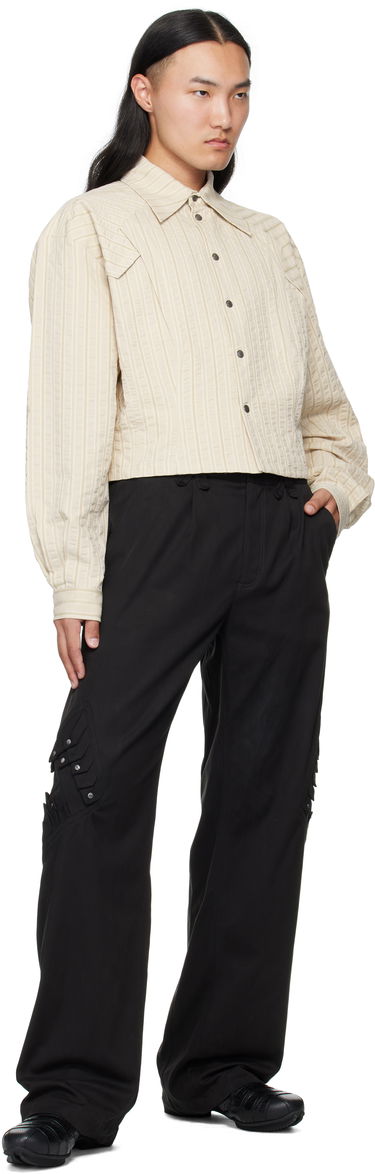 Cargo bukser KIKO KOSTADINOV Kiko Kostadinov Estike Cargo Trousers Sort | KKAW25T05-15, 3