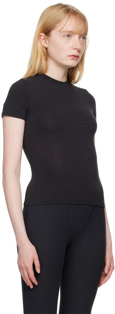 T-shirt SKIMS Jersey T-Shirt Sort | AP-TSH-0638, 3