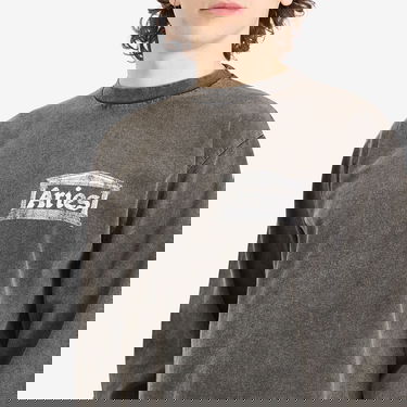 T-shirt Aries Aged Ancient Temple Graphic Long Sleeve T-Shirt, Size Large Grå | AR60141-BLK, 5