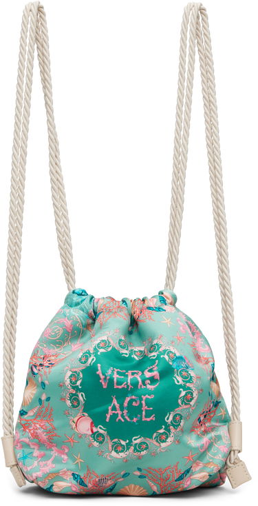 Rygsæk Versace Versace Underwater Barocco Bucket Backpack Grøn | 1020953_1A15257, 0