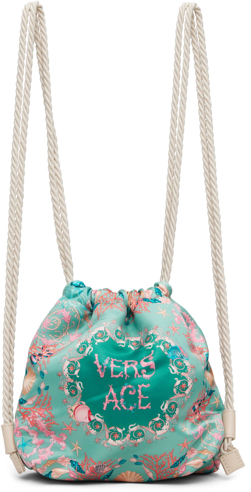 Rygsæk Versace Versace Underwater Barocco Bucket Backpack Grøn | 1020953_1A15257