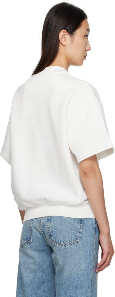 Sweatshirt Anine Bing ANINE BING Jay 'Bing' Sweatshirt Hvid | A-08-11002-OFW1, 2