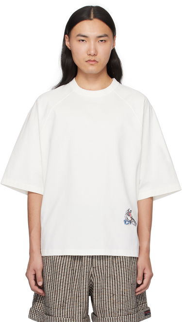 T-shirt Bottega Veneta Veneta Soft Jersey T-Shirt Hvid | 817516V4XI09071, 0