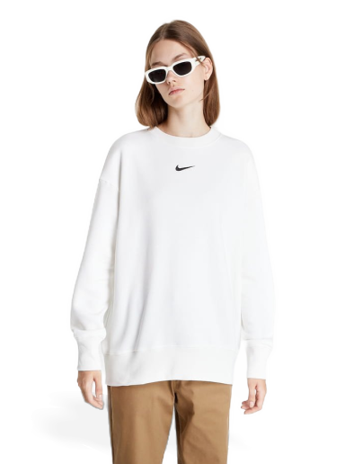 Sweatshirt Nike NSW Phoenix Fleece Oversized Crewneck Hvid | DQ5733-133