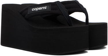 Tøj Coperni Coperni Wedge Sandals Sort | COPSH09440, 3
