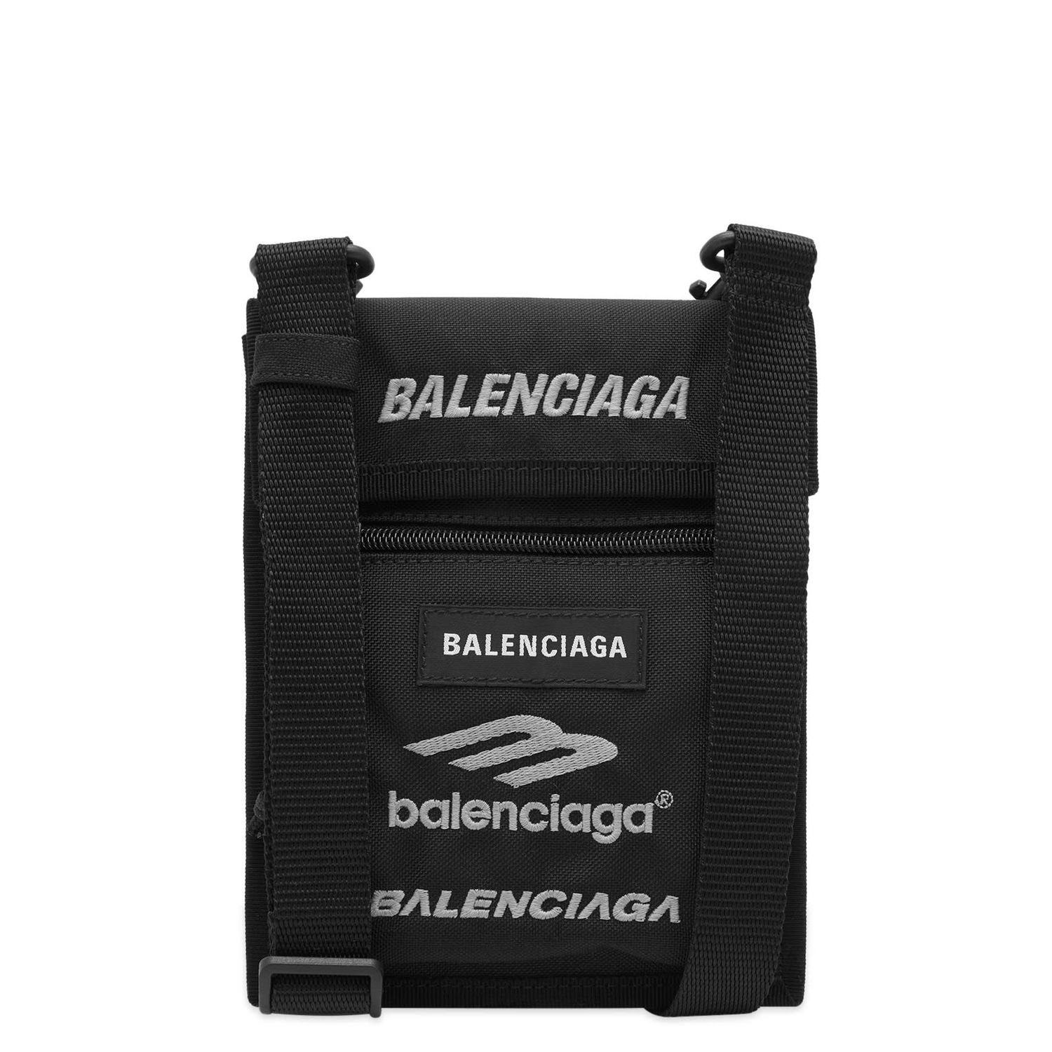 Håndtaske Balenciaga Sport Explorer Cross Body Pouch Sort | 655982-2AAXT-1000, 0