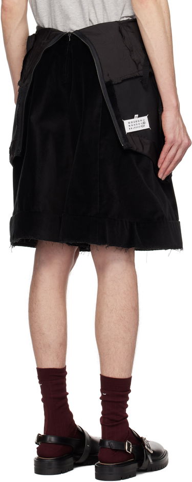 Shorts Maison Margiela Maison Margiela Multi-Wear Layered Shorts Sort | S51MU0071 S53367, 2
