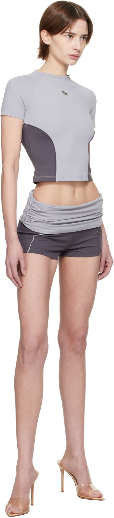Badetøj MISBHV MISBHV Lycra Sport Crop Top Lilla | 250W132, 3