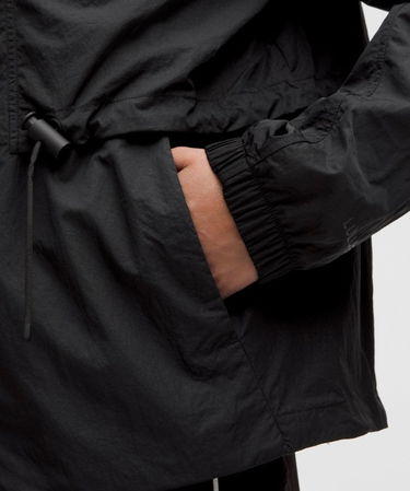 Vindjakke lululemon lululemon Water-Repellent Hooded Jacket with Drawcord Sort | prod11860005, 4