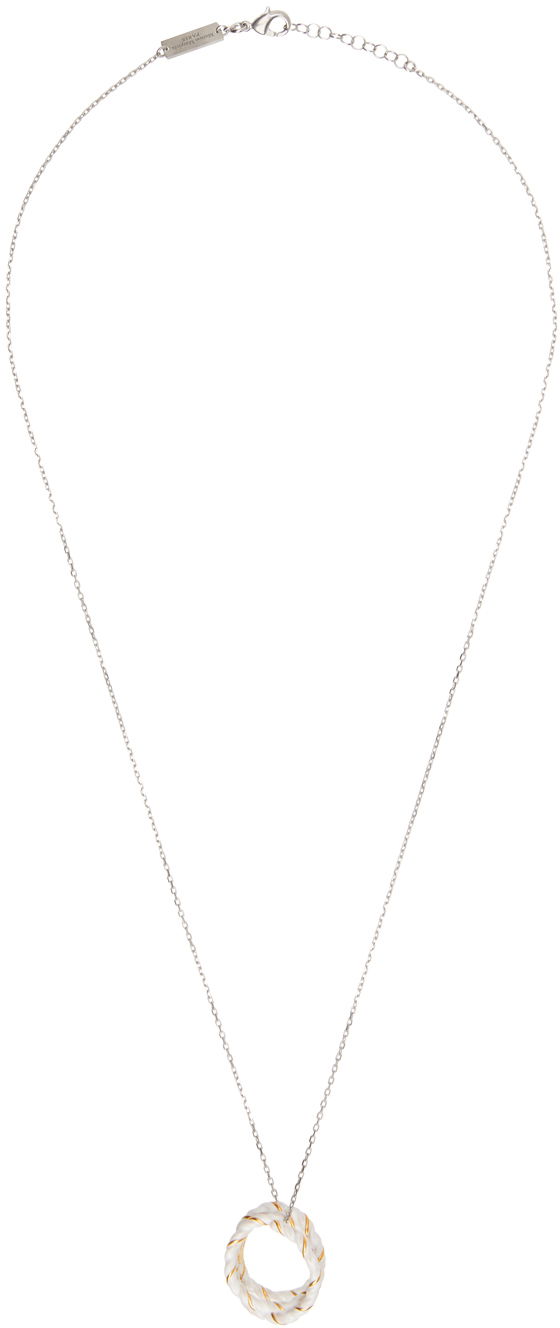 Halskæde Maison Margiela Laces Necklace Grå | SM1UU0057 P6477, 0