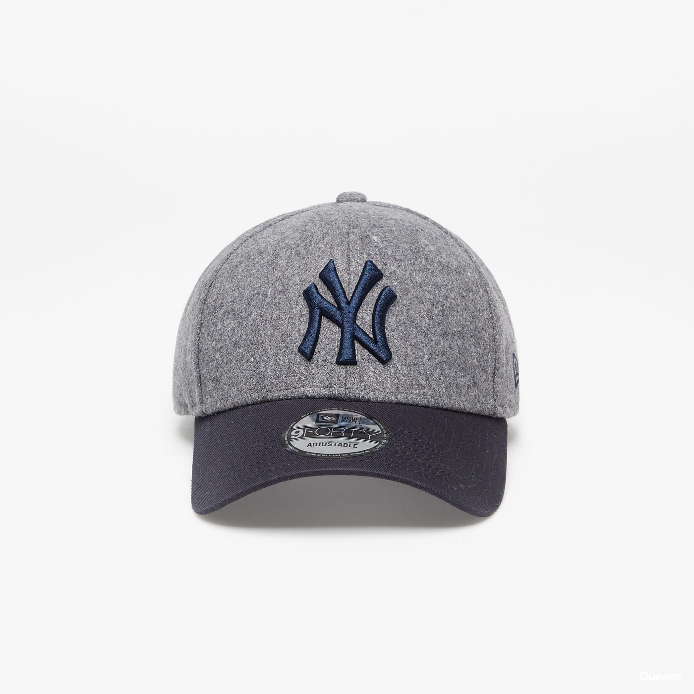 Kasket New Era 940 MLB NY Yankees Melton Crown Grå | 60184589, 0