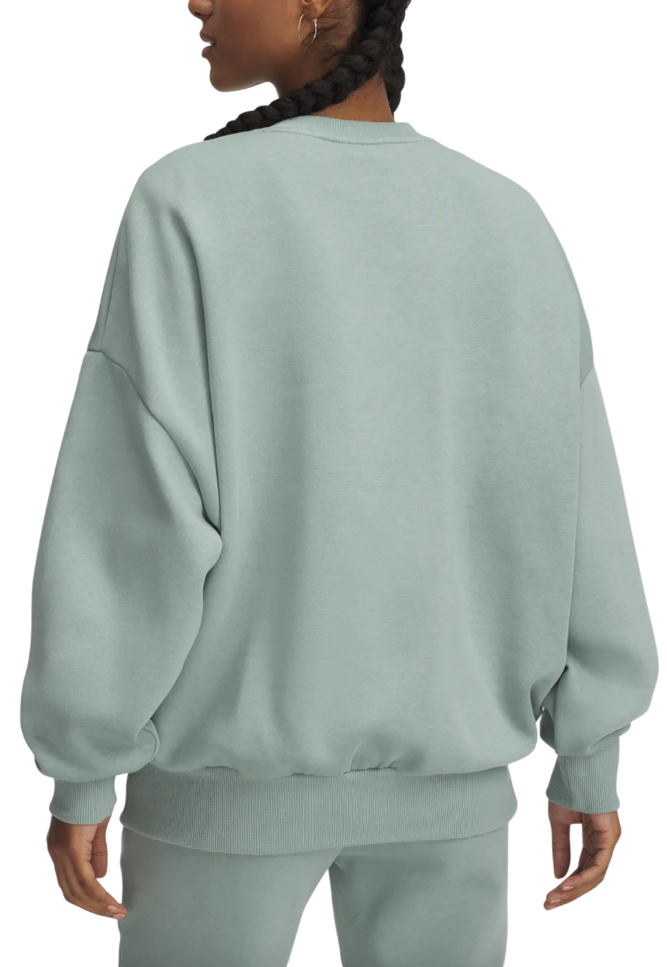 Sweatshirt Under Armour Under Armour Rival Fleece OS Crew Sweatshirt Grøn | 1386463-348, 1
