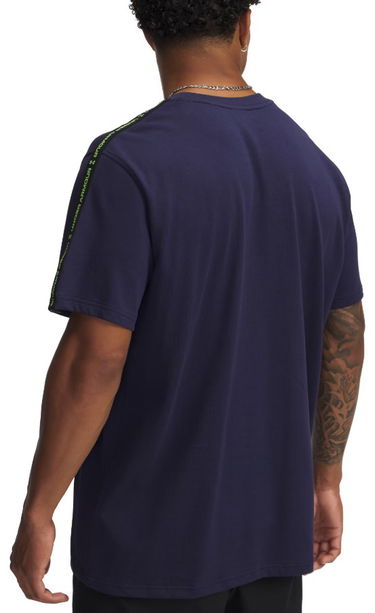 T-shirt Under Armour Icon Taping T-Shirt Mørkeblå | 1390300-411, 2