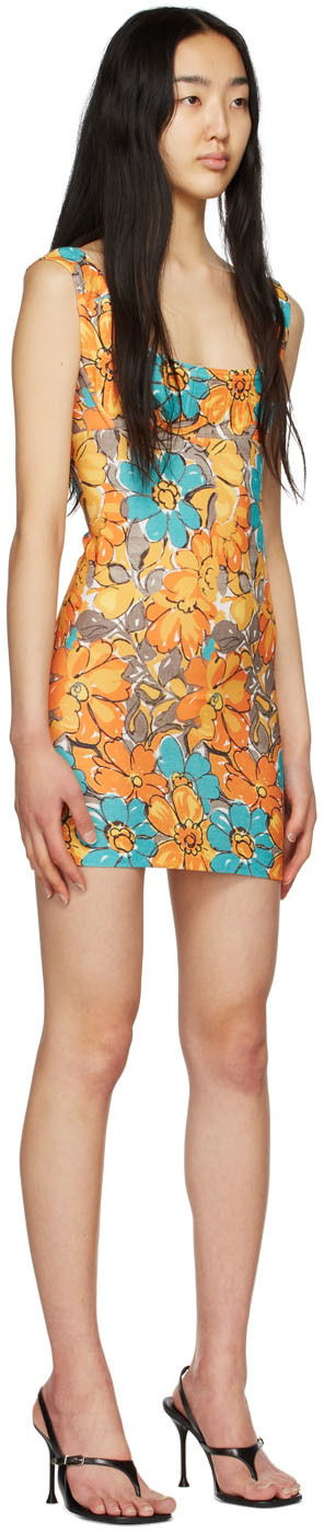 Kjole Miaou Miaou Vivi Floral Mini Dress Flerfarvet | 5022-CL-PFO-SCR, 1