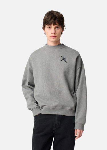 Sweater AXEL ARIGATO Micro Bee Bird Sweater Grå | A3457003, 6