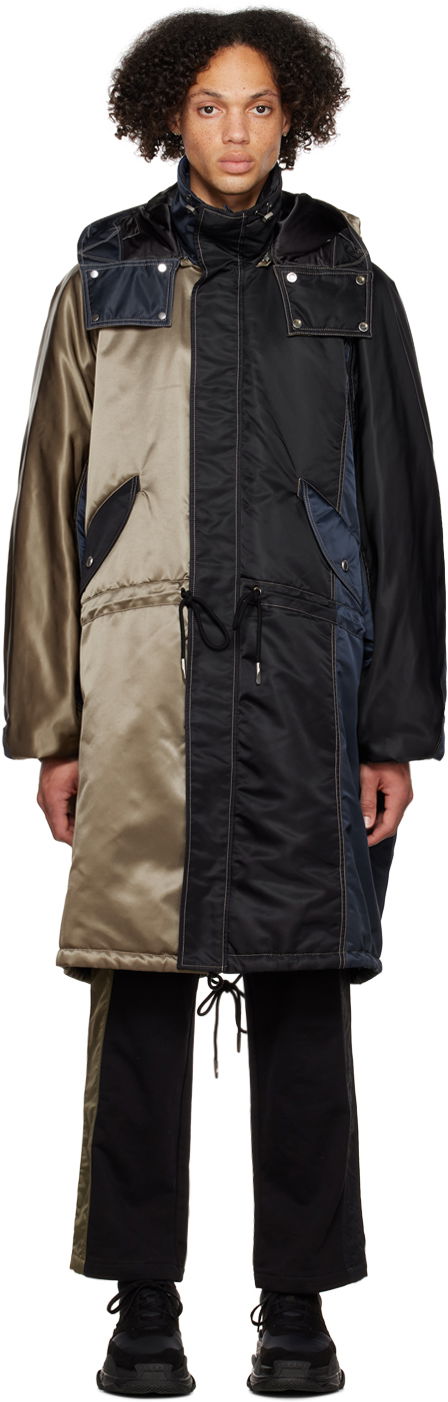 Regnfrakke Feng Chen Wang Feng Chen Wang Paneled Coat Flerfarvet | FMF14CT07