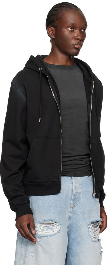 Sweatshirt We11done We11done Zip Hoodie Sort | WD-TJ2-24-812-U-BK, 1
