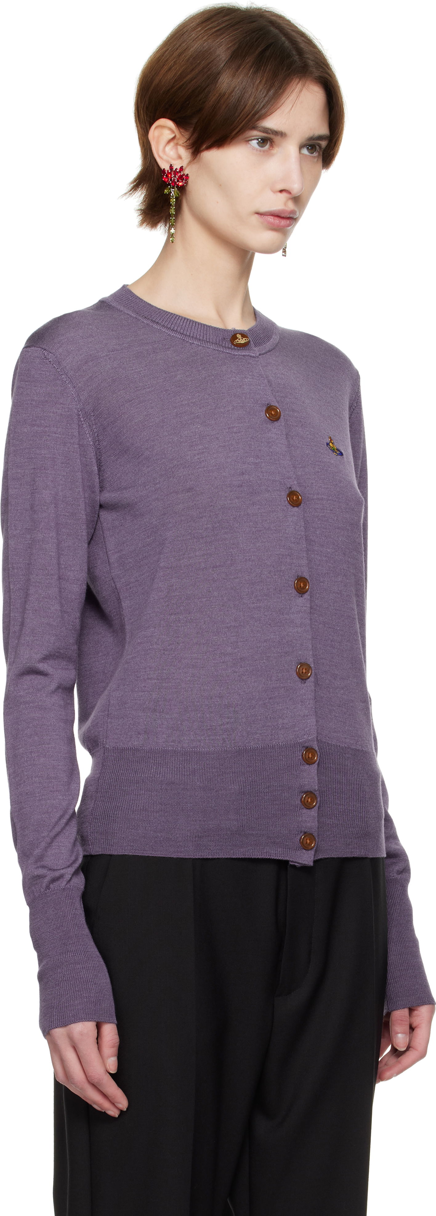 Sweater Vivienne Westwood Vivienne Westwood Bea Cardigan Lilla | 1803002P-Y001A-, 1